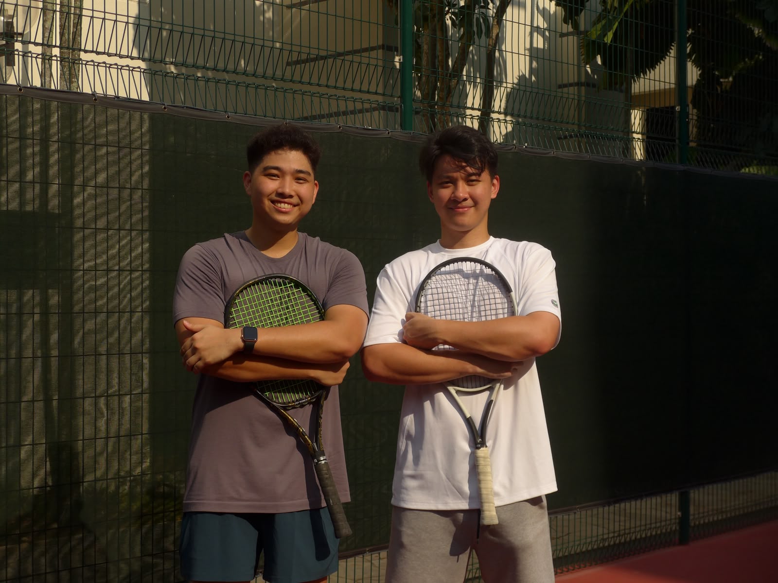 Bagel Tennis sparrers